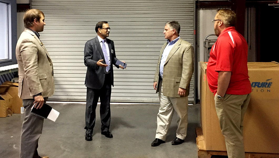 Congressman Drew Ferguson Visits Aventure Aviation's Atlanta Operations in Peachtree City.
